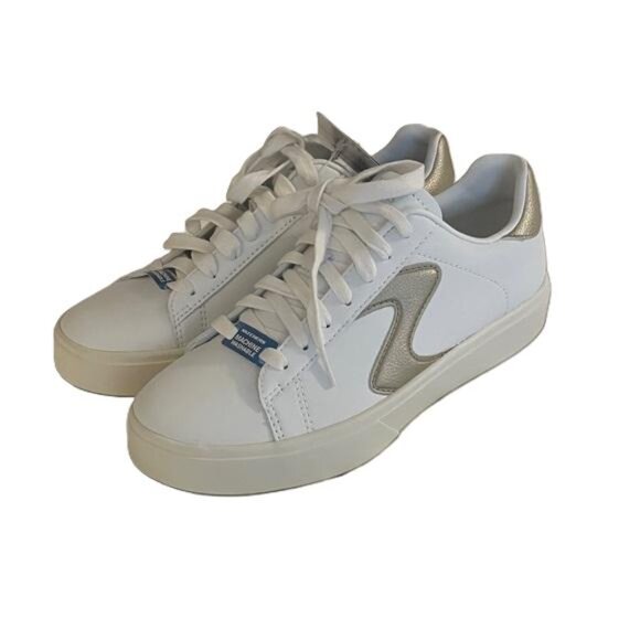 Skechers Women's 185016 Eden LX-Beaming Glory White Gold Casual Shoes Size 6 - Picture 1 of 7